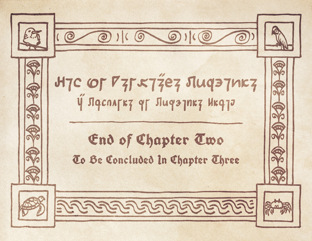The End of Chapter Two.  To be Concluded in Chapter Three.